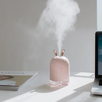 Ултразвуков въздушен овлажнител аромат етерично масло дифузьор за домашен офис кола USB мъгла мъгла производител с LED нощна лампа 220ML