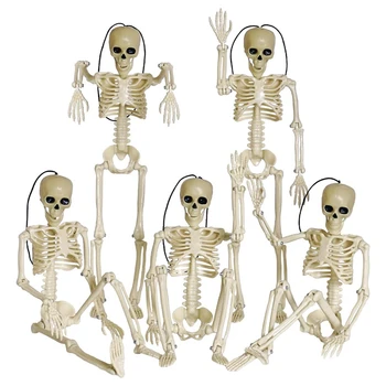 5Pcs Хелоуин скелет декорации обитаван от духове къщи декорации, подходящи за Хелоуин декорация и гробище декорация