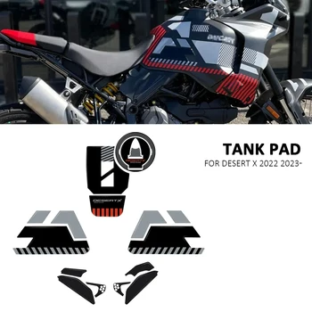 Нови аксесоари за мотоциклети стикери 3D гел епоксиден стикер резервоар подложка защита за Ducati пустиня X 2022 2023 Пустинята X RR22
