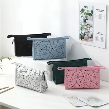 Fashion 1Pc Travel Cosmetic Makeup Purse Wash Bag Organizer Pouch Pencil Case Waterproof Toiletry Home storage Supplies New
