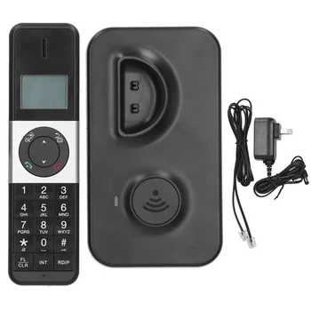 Цифров безжичен телефон LCD дисплей за идентификация на обаждащия се Безжични домашни телефони Ръчен безплатен интерком Обаждане със свободни ръце за домашен офис