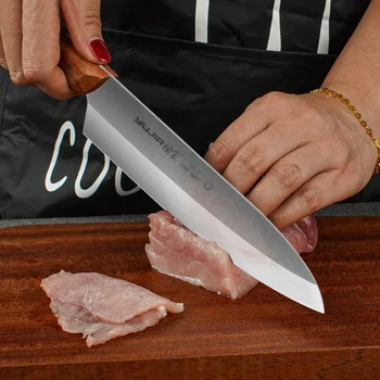 Неръждаема стомана 8-инчов нож на готвача Япония AUS-10 супер стомана дамаска стомана професионален нож на готвача кухненски ножове за готвене