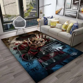 Герои от филми на ужасите Чъки Фреди клоун килим кухня баня мек нехлъзгащ се килим хол спалня декоративен килим