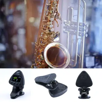 ENO ET3000W флейта тунер духови инструменти тунер поддържа микрофон & клип-на тунинг режими за саксофон, кларинет, тромпет, флейта