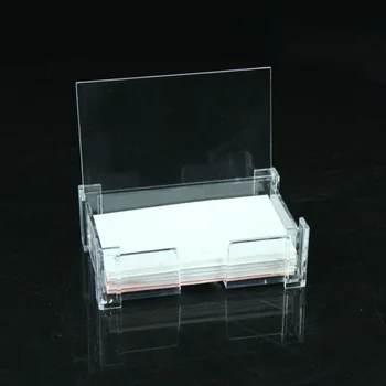 Прозрачен калъф за съхранение на клапа Полезна акрилна водоустойчива кутия за съхранение на карти 3 инчов идол Kpop албуми случай снимка