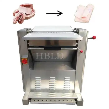 Гореща продажба напълно автоматична машина за почистване на говеждо и свинска кожа Търговска пилинг машина за магазини за месо