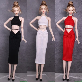 Секси облекло комплект / тънък топ + дълга пола / 30 см кукла дрехи лято облекло костюм облекло За 1/6 Xinyi FR ST Барби кукла дрехи