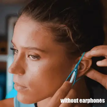 1Pairs Keepods Earhook Anti Falling Anti-Drop Clip Защитно покритие Поддържа вашите слушалки Сигурни аксесоари за слушалки за Airpods