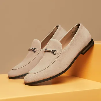 парти обувки Мъжки обувки на платформа 2023 Моден дизайнер Slip on Loafers Man Италианска луксозна марка сватбена обувка Mocasines Hombre