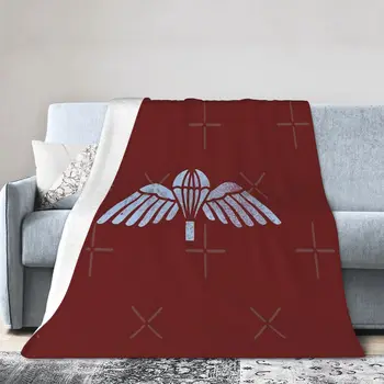 Британски крила на парашутисти (затруднени) Ултра-меко микро руно одеяло