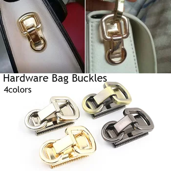 2pcs чанта кука двойно ухо пръстен чанта хардуер чанта каишка метална закачалка скоби чанти страничен ръб хардуер с двойни пръстени