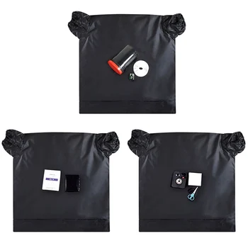 Филмова чанта за смяна на филми Двуслойна тъмна стая чанта за 35mm 120 филм за разработване на зареждане на тъмна стая чанта Преносими фотографски консумативи