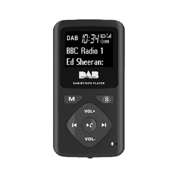 Портативен FM / DAB цифров Bluetooth радио личен джоб FM мини радио MP3 плейър Micro-USB за дома