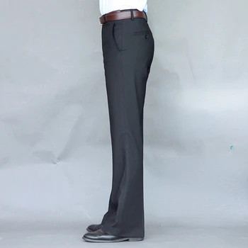 2022 Пролет Есен Нов стил Мъжки ежедневни панталони Мода Ластик Свободен прав корейски тънък бизнес панталони мъжки T265