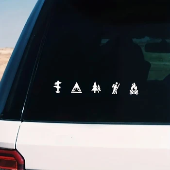 Смешни лагер икона отразяващи кола прозорец стикер авто декор Decal автомобилни аксесоари