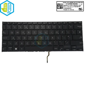 UK GB лаптоп подсветка на клавиатурата за ASUS Vivobook Go 14 Flip TP1400 TP1400KA Notebook Замяна на клавиатури 0KNB0-1823UK00