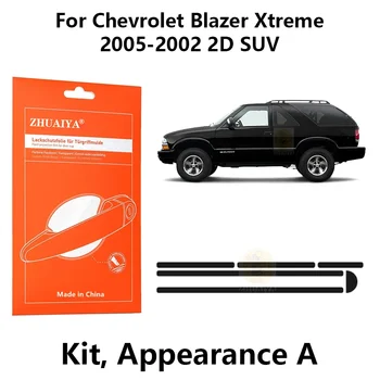 ZHUAIYA Предпазители на ръба на вратата Дръжка на вратата Чаша Филм за защита на боята TPU PPF За Chevrolet Blazer Xtreme2005-2002 2D SUV