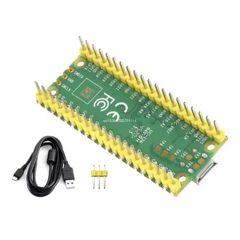 Предварително запоена заглавка за RPi Microcontroller Development Board Базирана на RP2040 чип ARM M0+ процесорна платка Dropship