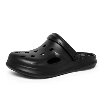 Дамски сабо Дебели платформени чехли 2023 Мъже Летен плаж EVA Slide Сандали Кефалония Мъже Дами Вътрешна баня Противоплъзгащи обувки