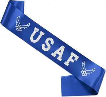 SURPRISE-Air Force Graduation Sash Favors, Congrats USAF Graduation for Military Themed, Party Decoration Supplies