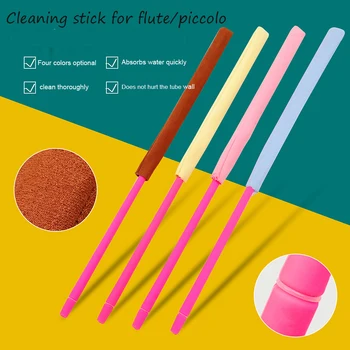 Флейта All-in-One цвят почистване стик кърпички гумени цветни ленти стик почистване комплект дървени духови инструменти аксесоари & части