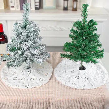 парти декор празнична снежинка/звезда модел мини коледно дърво пола кръг миещи се Коледа парти декорация дома снежинка дърво