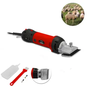 690W Електрическа машинка за подстригване на коне Ферма за стригане на животни Тример за рязане на самобръсначка за камилска крава Конска коза w / Box