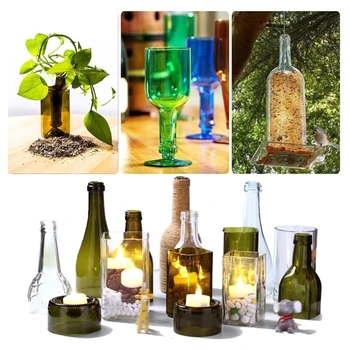 Резачка за стъклени бутилки Вертикална преносима Бърза DIY бутилка режещи инструменти комплекти Дропшипинг