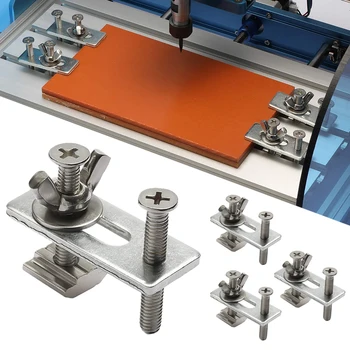 Издръжлив висококачествен скоба Електроинструменти CNC рутер за 3018 серия 4 комплект регулируема машина за гравиране на шперплат M6