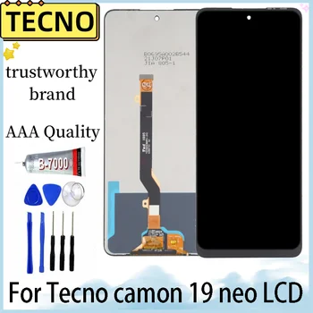 6.8'' Origianl За Tecno Camon 19 Neo 19Neo CH6i CI6n LCD дисплей сензорен екран Digiziter събрание за Tecno Camon19Neo LCD
