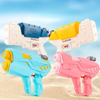 Нов детски летен воден пистолет битка играчка открит плаж мултиплейър вода играе играчка ъпгрейд двойна дюза вода пистолет басейн играчка