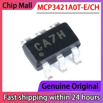 2PCS MCP3421A0T-E / CH SOT-23-6 аналогово-цифров преобразувател ситопечат CA** чисто нов оригинал
