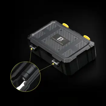DSLR камера батерия случай кутия трайни ABS материал водоустойчиви уплътнителни пръстени