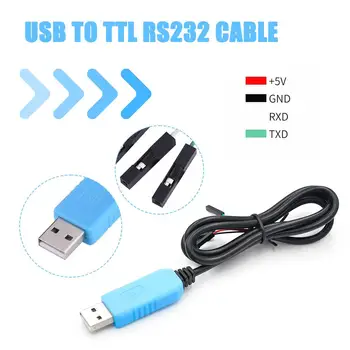 1pc USB към RS232 Конвертиране на кабел за пренос на данни Конвертор RS232 адаптер Обновен V3X8