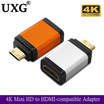 Mini HD адаптер Mini HD към HDTV-съвместим кабелен адаптер 4K 60Hz за малина Pi ZeroW видеокамера лаптоп HD мини адаптер