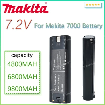 7.2V 4.8Ah 6.8Ah 9.8Ah Ni-MH Резервна батерия за Makita 7000 7002 7033 191679-9 192695-4 632002-4 632003-2 L50 192532-2