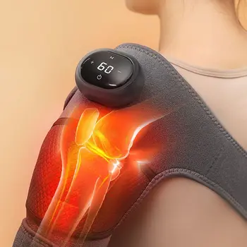 Коляно лакът рамо отопляем коляното масажор вибрации масаж регулируема коляното топло интелигентен цифров дисплей режими на отопление
