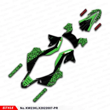 Aftermarket графика мотокрос стикери Стикери за Kawasaki KLX230R KLX230 KLX230RS 2020 2021 2022 2023 2024, KW23KLX2022007-PR