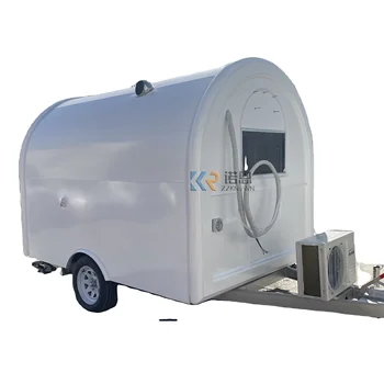 Топ мода пекарна каравана храна ремарке камион барбекю витрина мобилни камиони за храна, използвани за продажба CE одобрен