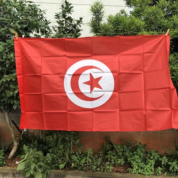 Z-ONE FLAG 3x5 ft Тунис Тунис Знаме 90x150cm полиестер висящи Начало Декоративни знамена Вътрешни външни банери