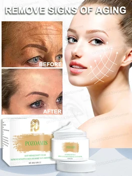 Instant Wrinkle Remover Крем за лице Лифтинг Стягащ анти-стареене Избледняване на очите Фини линии Избелване Изсветляване Овлажняване Грижа за кожата на лицето