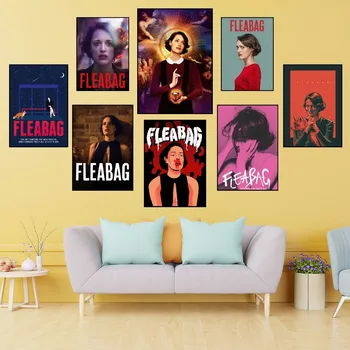 Classic Fleabag TV Show Плакат Отпечатъци Стенопис Спалня Всекидневна Декорация Офис У дома