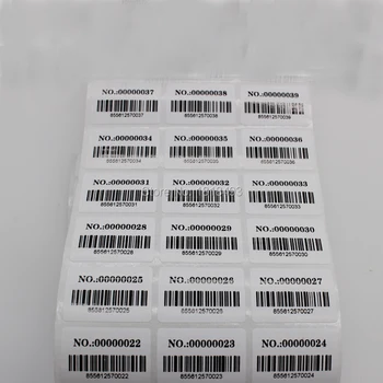 безплатна доставка STOCK баркод стикер / номер етикет / етикет за цена на облеклото / не. стикер / етикет за цена / етикет за доставка 1000 бр много