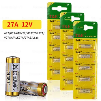 5pcs-30pcs 27a 12V алкална батерия A27 батерии 27AE 27MN A2 K27A за дистанционно управление геймпад звънец играчки кола ключ калкулатор