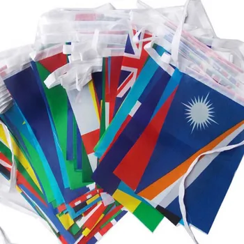 1 Задаване на различни държави Висящо знаме / банер Офис & Бар & Хотел & Декорация на дома Дейност & Wk Международен световен банер