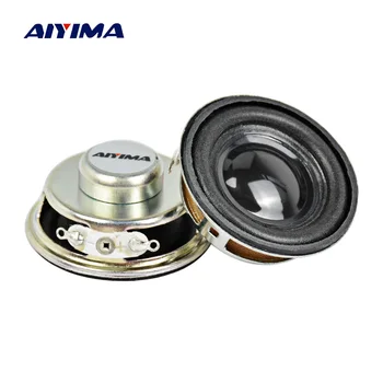 AIYIMA 2Pcs 1.5 инчови мини преносими високоговорители 40MM 4 Ohm 3W пълен обхват аудио високоговорител стерео звук домашно кино високоговорител