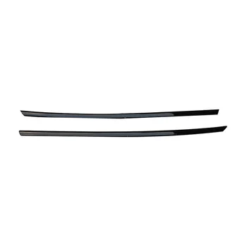 Car Glossy Black Front Bumper Mesh Center Grill Grill Moulding Strips Cover Trim for-VW Golf 8 MK8 2021 2022
