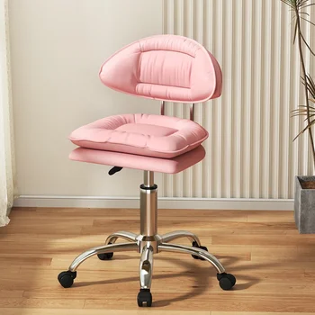 Back Support Wheels Office Chair Desk White Living Room Relaxing Executive Office Chair Nordicsilla OficinaHome Furniture