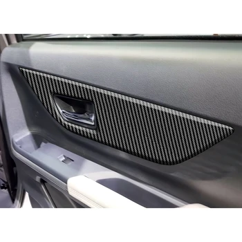 За Toyota Veloz Avanza 2022+ Карбонови влакна Автомобилен интериор Вътрешен панел на вратата Лента Корица Рамка Trim
