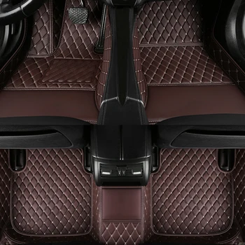 Поръчкови стелки за автомобили за Mitsubishi Pajero Sport 2011-2018 Години Интериор от изкуствена кожа 100% Fit Детайли Аксесоари за кола